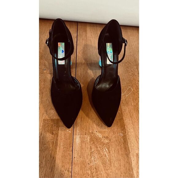 Daisy Street Macaroon Point Heeled Shoes Black SIze 5 Pumps - Picture 2 of 9